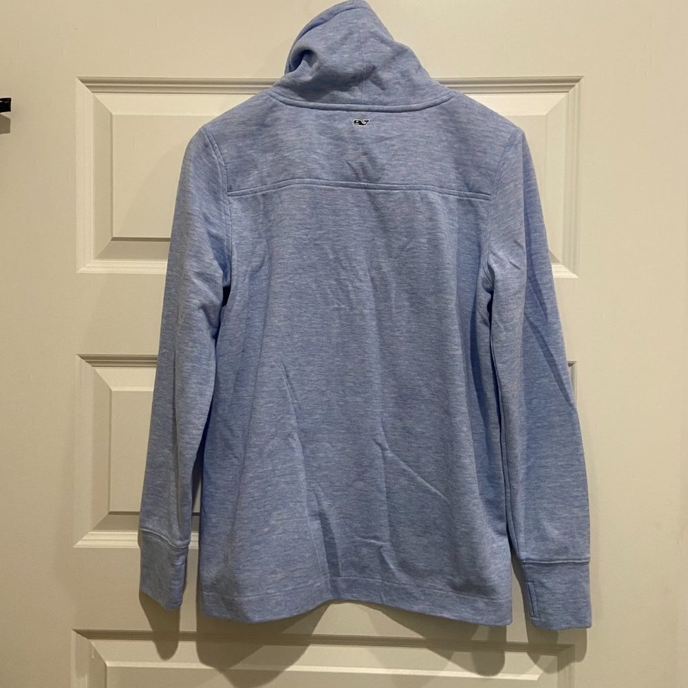 Vineyard Vines Double Faced Relaxed Funnel Neck Shep Shirt - Picture 5 of 7